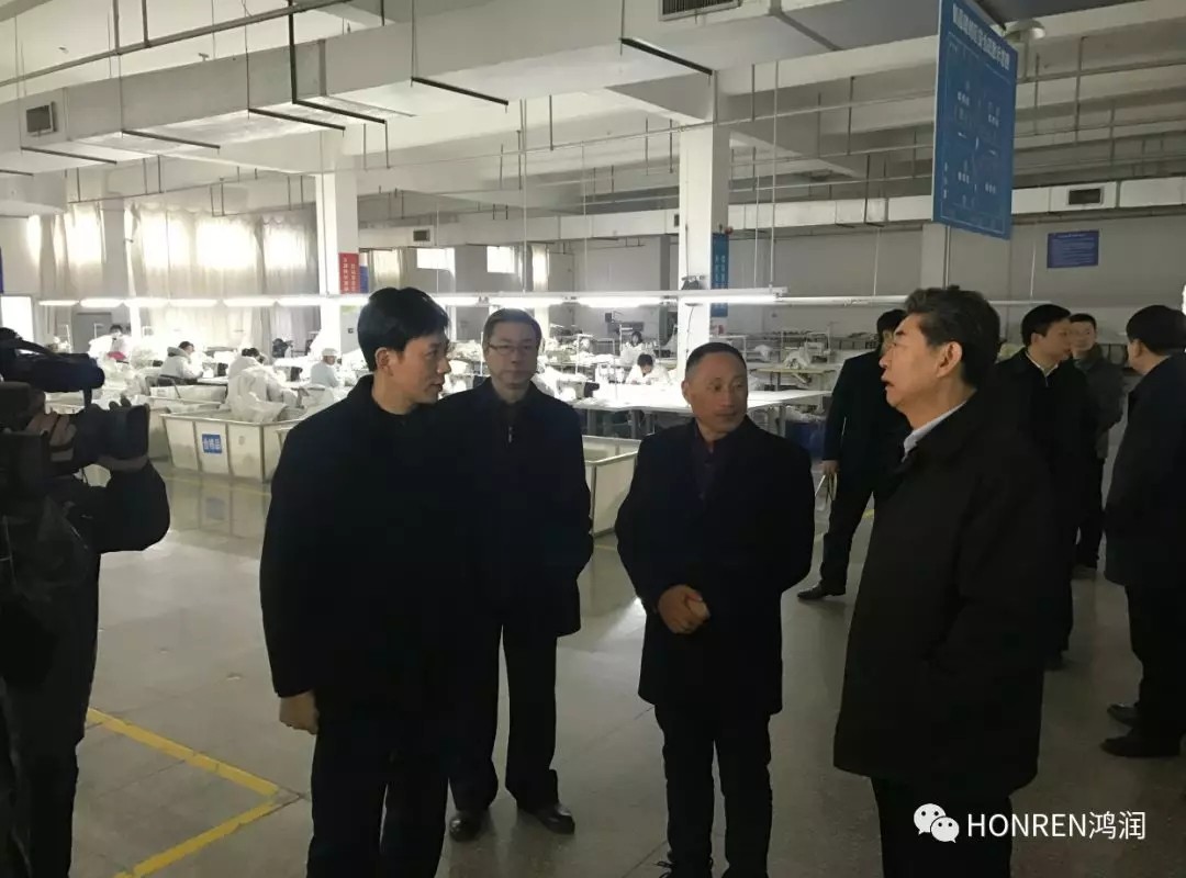 安徽省委常委、常務(wù)副省長鄧向陽到鴻潤視察